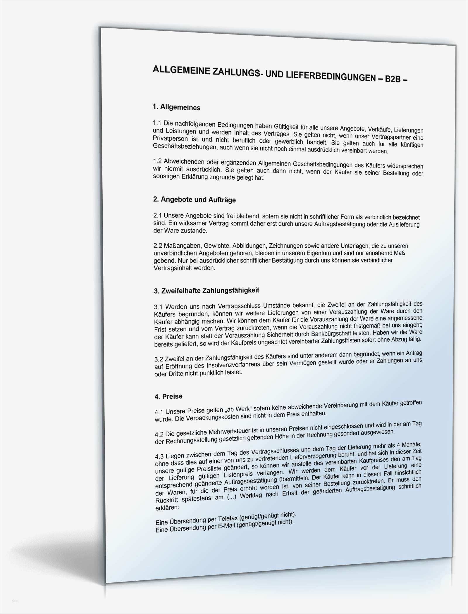 Agb Vorlage Bewundernswert Agb Für Kaufmännischen Verkehr