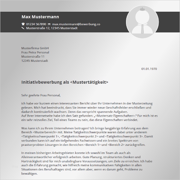 Agb Vorlage Kostenlos Beste Initiativbewerbung Beispiel Bewerbung