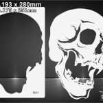 Airbrush Vorlagen Cool Airbrush Schablone totenkopf Skull Stencil