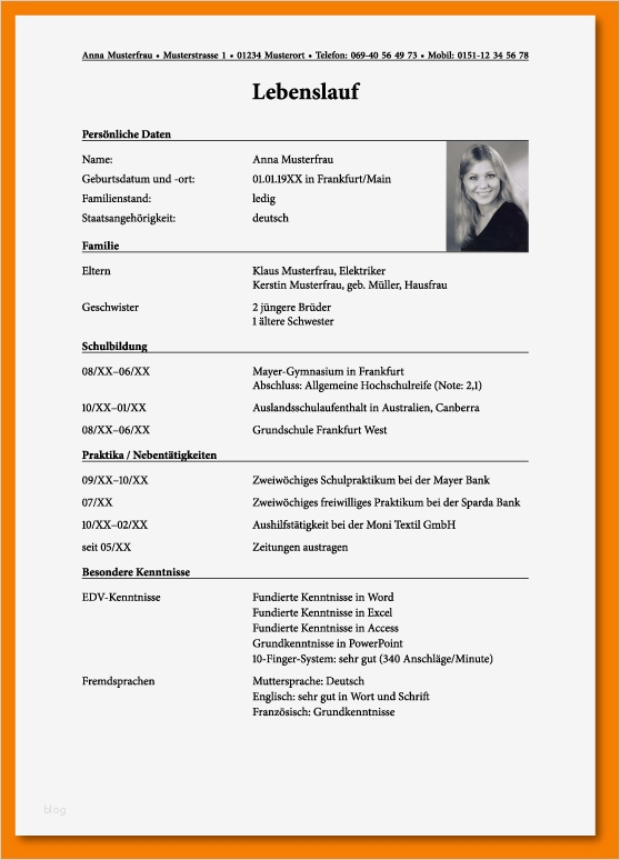 Aktueller Lebenslauf Vorlage Word Großartig 12 Aktueller Lebenslauf