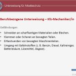 Allgemeine Sicherheitsunterweisung Vorlage Best Of Unterweisungspräsentation Kfz Mechaniker sofort Download