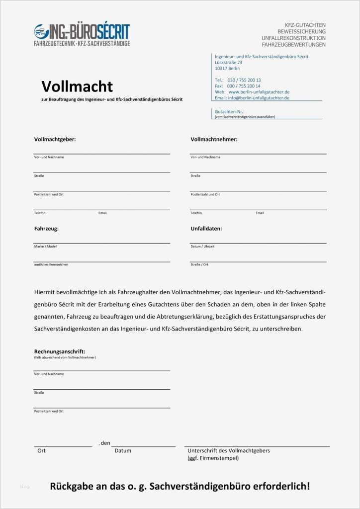 Allgemeine Vollmacht Vorlage Einzigartig Vollmacht Startseite