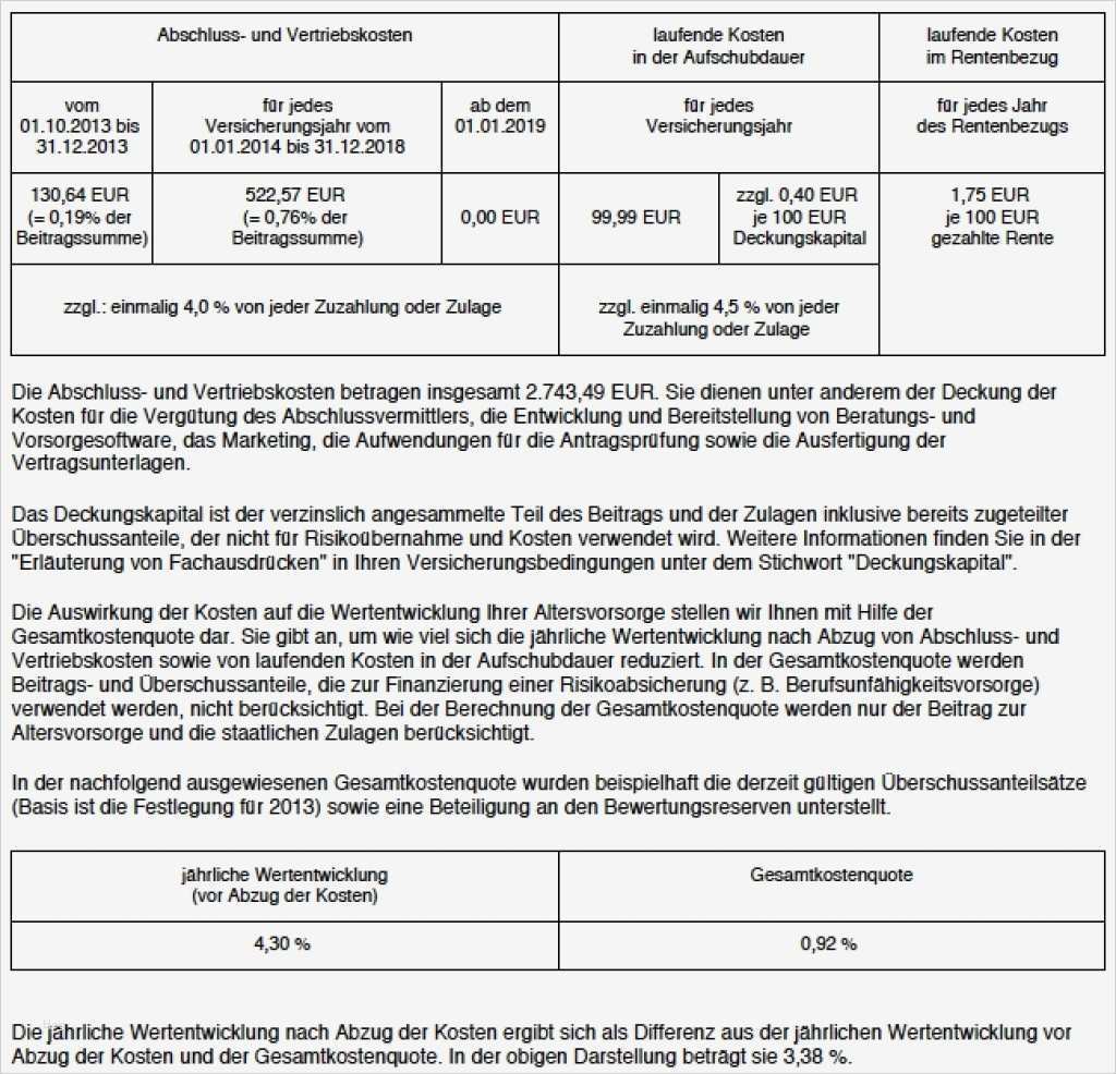 Allianz Riester Rente Kündigen Vorlage Bewundernswert Klassische Riester Rente Ausführlicher Vergleich Von 2