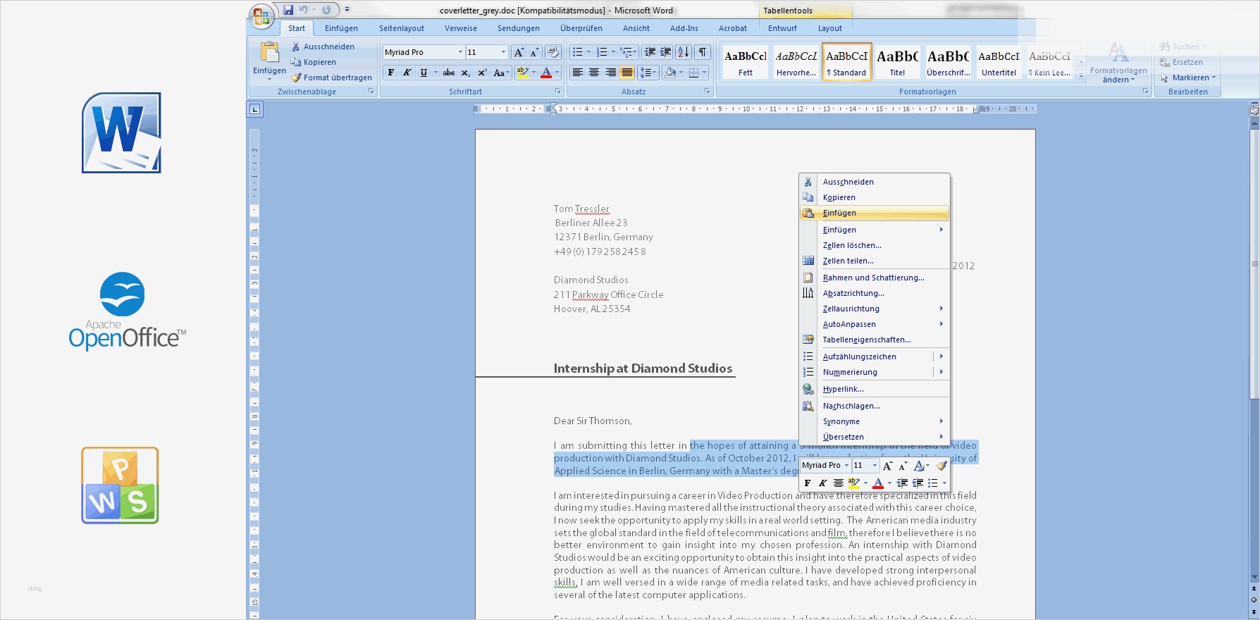 44 Best Of Amerikanischer Lebenslauf Vorlage Word Foto 2 Anschreiben Bewerbung Englisch Coverletter Example Cv Muster