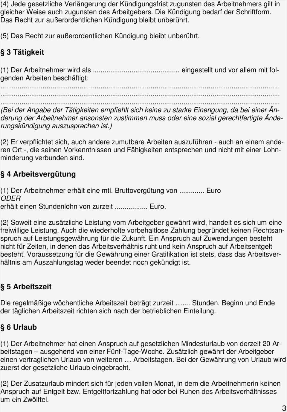 änderung Der Bankverbindung Vorlage Schönste Muster Befristeter Arbeitsvertrag Für Arbeiter Und