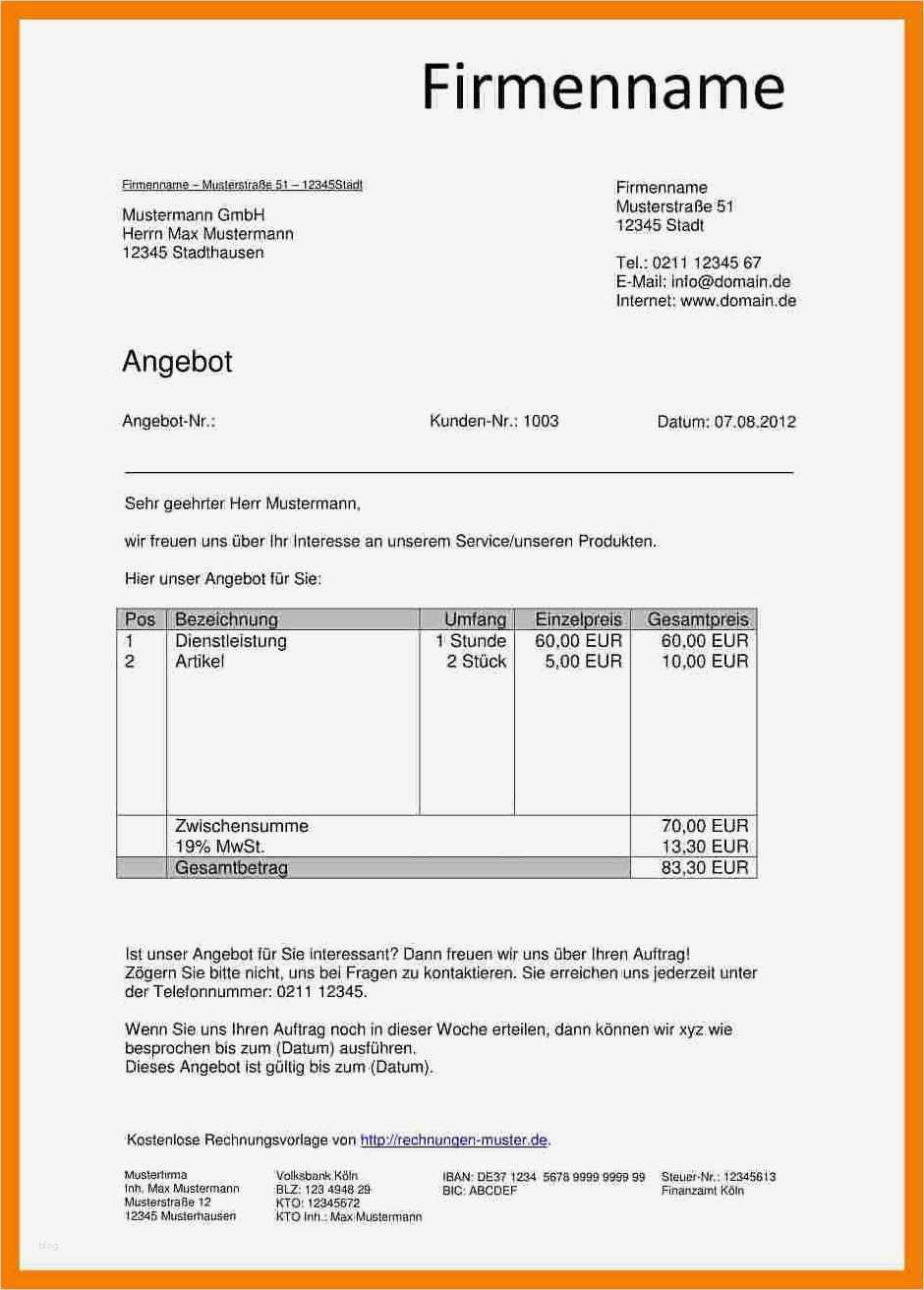 Anfrage Vorlage Wunderbar 8 Anfrage Angebot Muster
