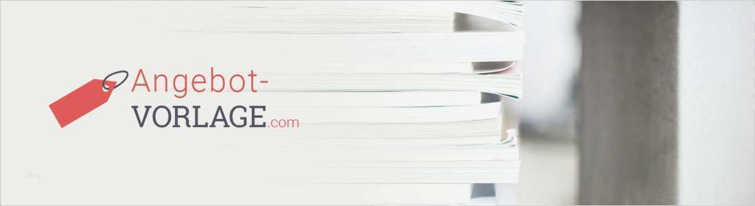 Angebot Erstellen Vorlage Beste Angebotsvorlage Angebot Vorlage