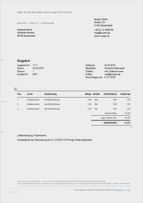 Angebot Erstellen Vorlage Großartig Fein Angebotsvorlage Erstellen Bilder Beispiel