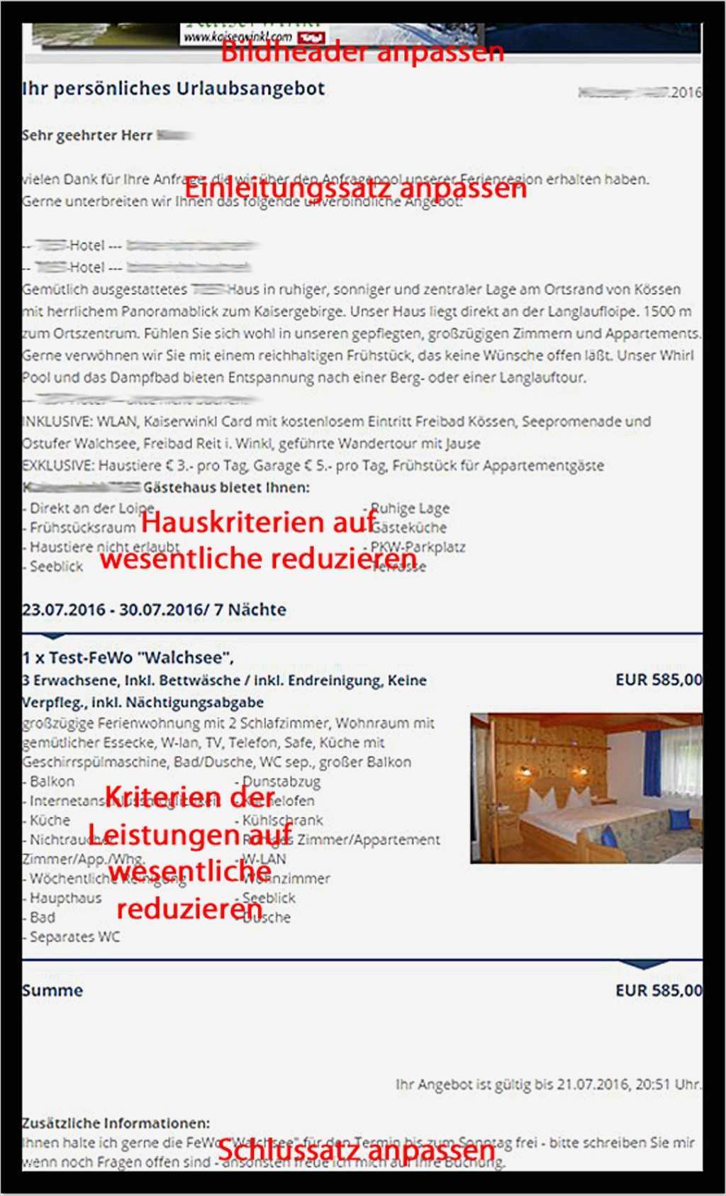 Angebot Erstellen Vorlage Inspiration Hotel Angebot Aufbau Und Inhalt