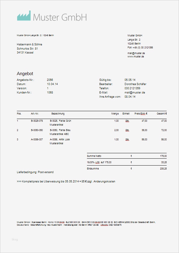 Angebot Für Hauskauf Vorlage Süß Angebotsvorlage & Angebotsmuster Für Angebotsschreiben