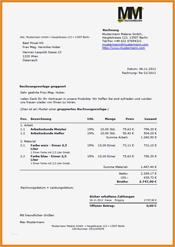 Angebot Richtig Schreiben Vorlage Süß 9 Angebot Englisch Muster