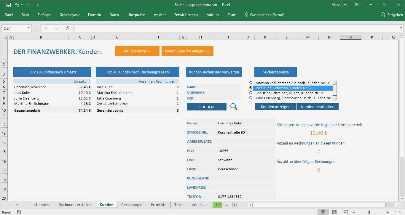 Angebot Vorlage Excel Erstaunlich Excel Vorlage Für Rechnungen Und Angebote