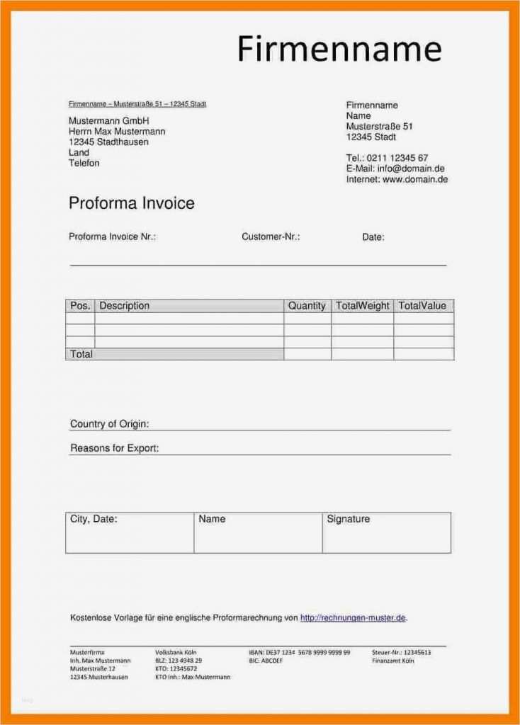 Angebotsschreiben Englisch Vorlage Erstaunlich 9 Rechnung Englisch Vorlage