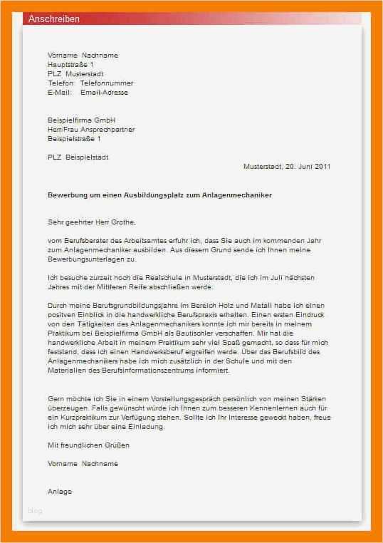 Anschreiben Bewerbung Vorlage Angenehm 11 Praktikumsnachweis Muster
