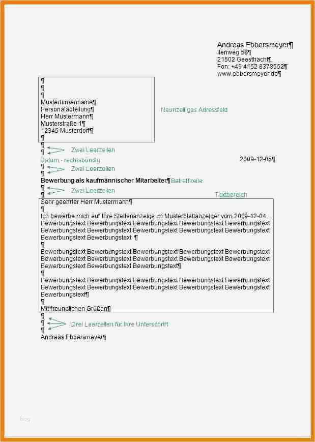 Anschreiben Brief Vorlage Wunderbar 10 Vorlage Geschaftsbrief