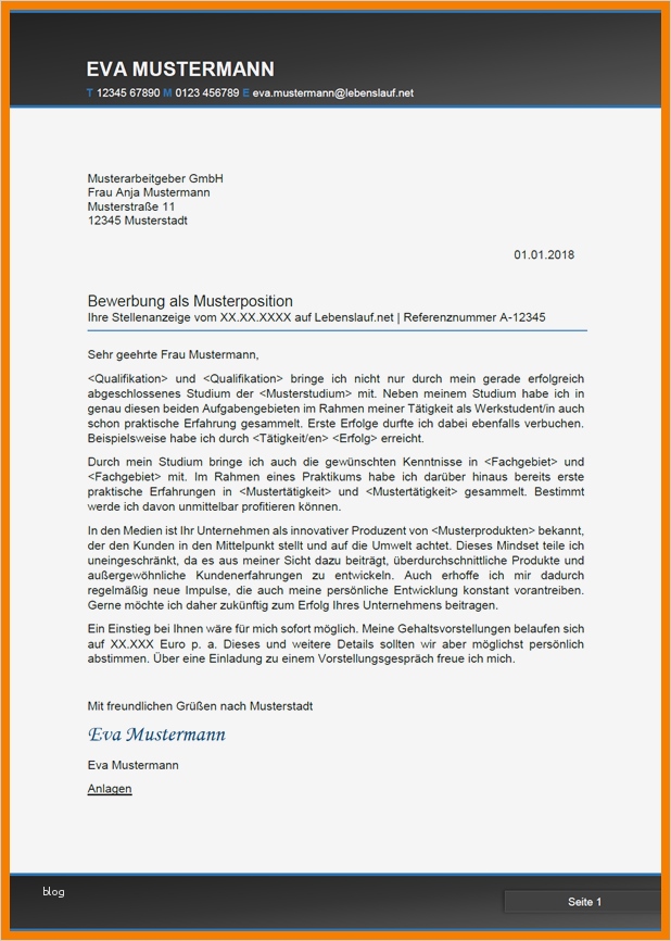 Anschreiben Vorlage Openoffice Erstaunlich 9 Gehaltsvorstellung Anschreiben
