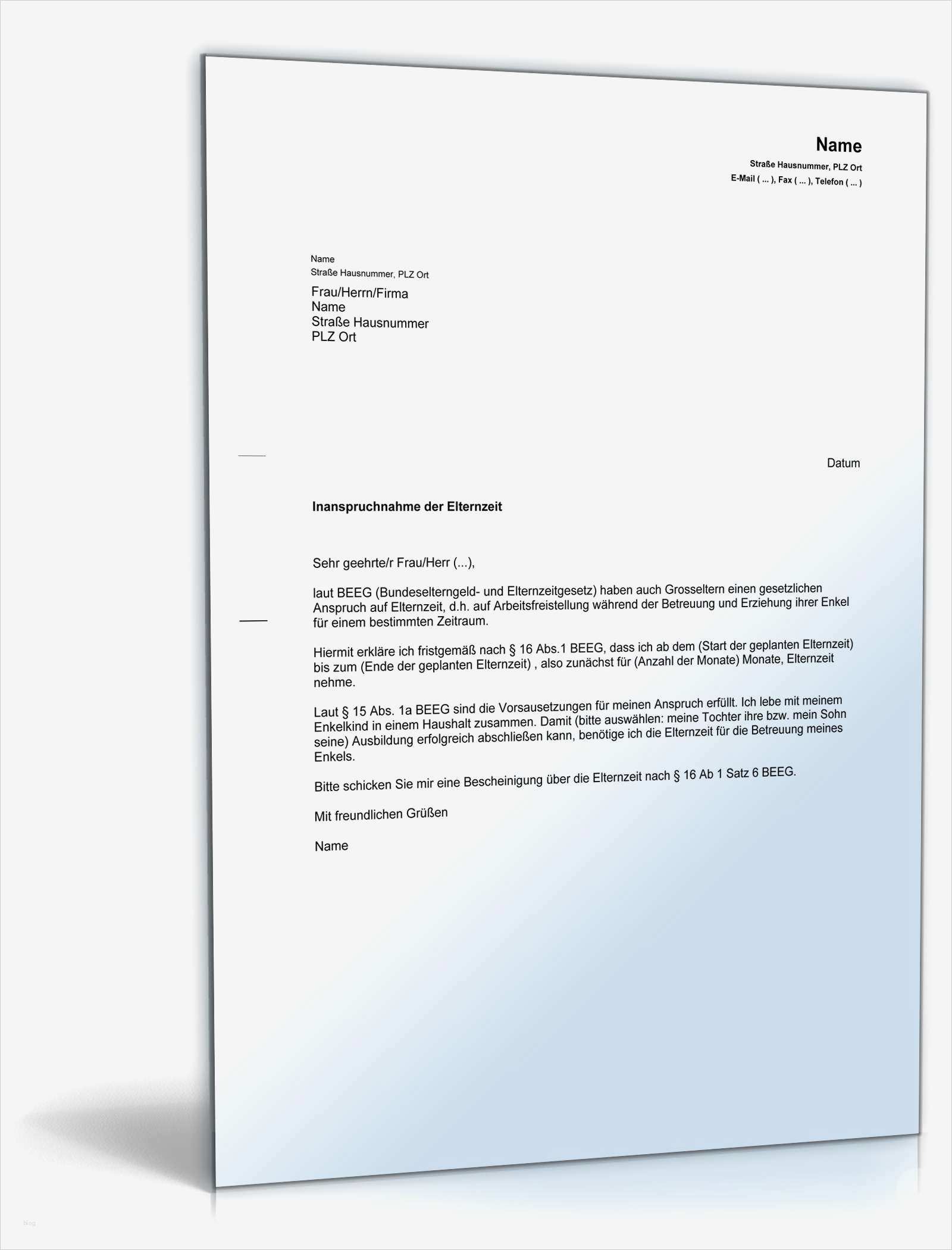 Antrag Auf Ratenzahlung Amtsgericht Vorlage Neu Antrag Großelternzeit