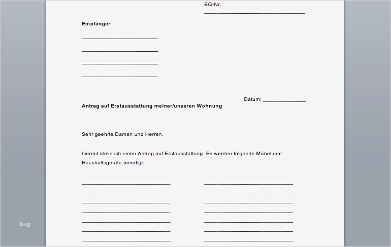 Antrag Darlehen Jobcenter Vorlage Inspiration Antrag Vorlage Erstausstattung MÖbel Fürs Jobcenter