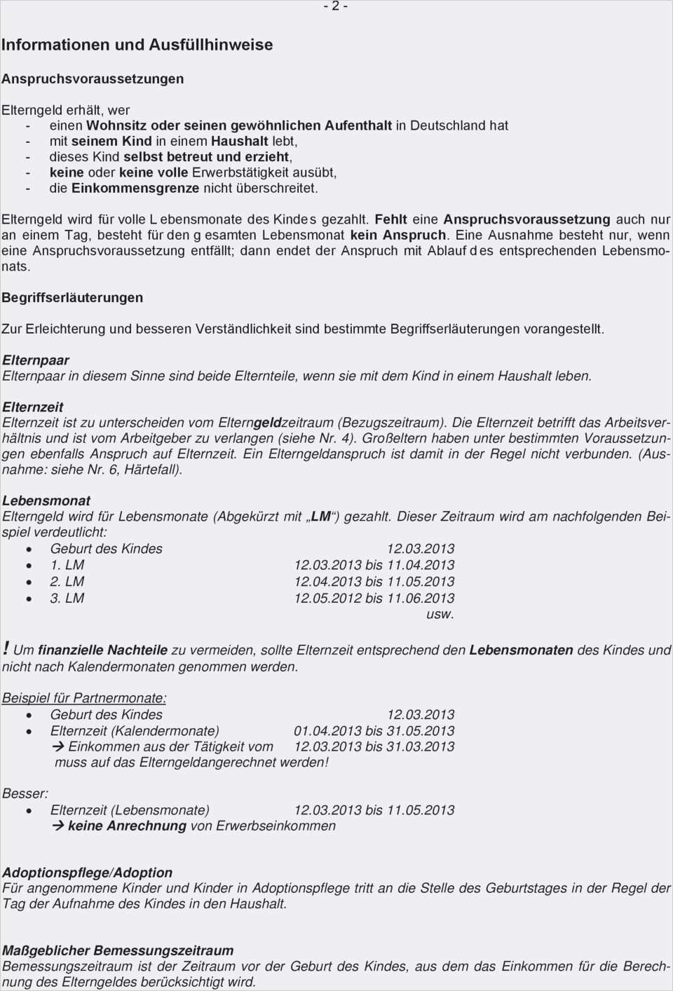 Antrag Elternzeit Vorlage Luxus 15 Muster Antrag Elternzeit