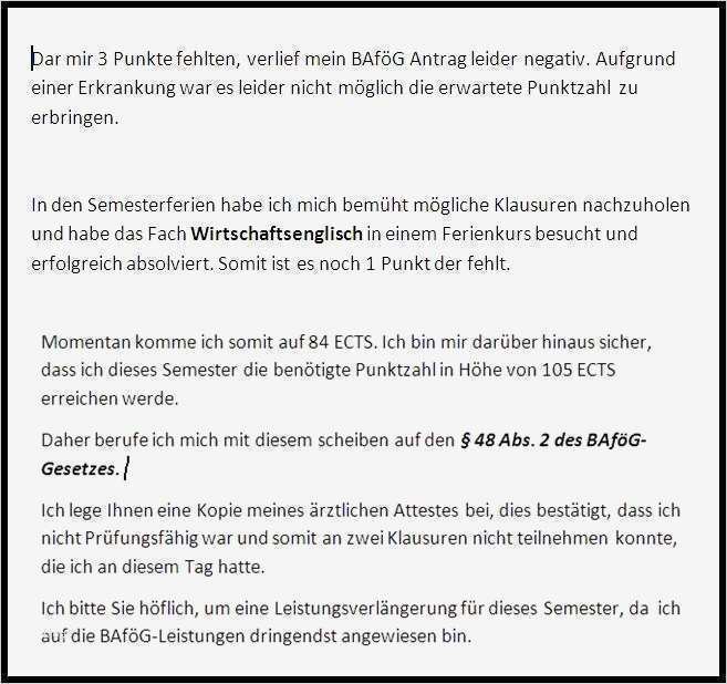 Antrag Teilerlass Bafög Vorlage Erstaunlich Schreiben An Das Bafög Amt Bitte Um Hilfe Brief