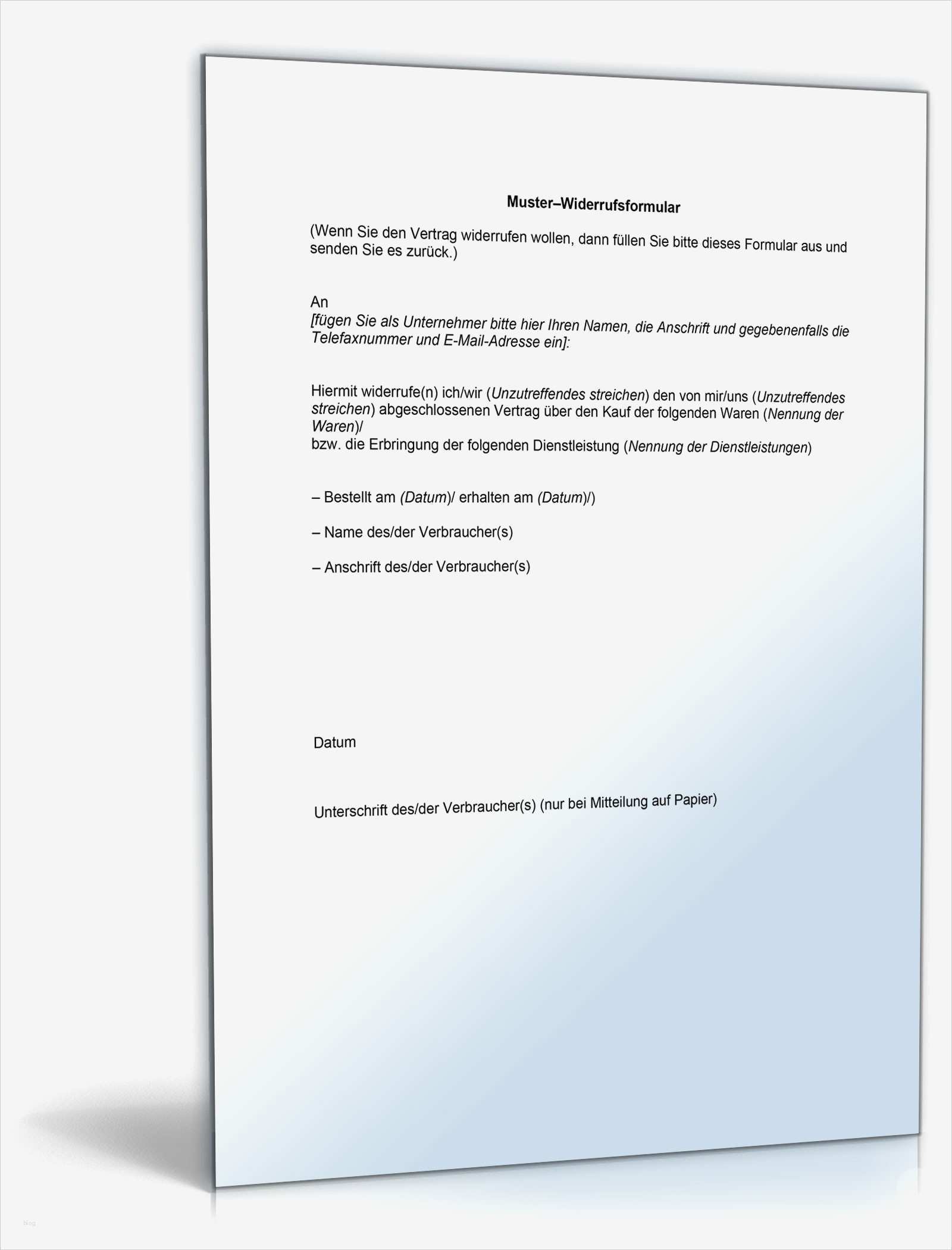 Anwalt Vollmacht Widerrufen Vorlage Großartig Widerrufsformular Line Shop