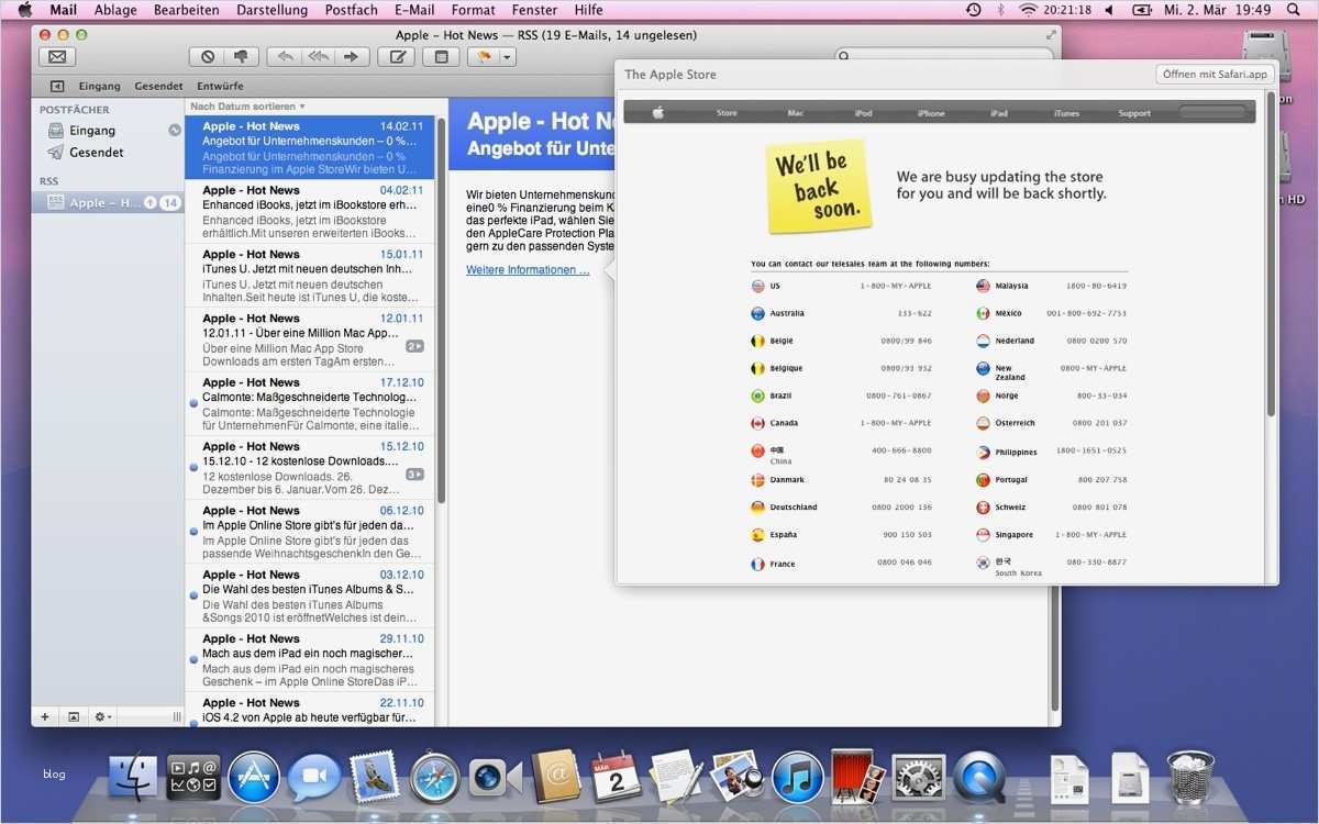 Apple Mail Vorlagen Erstaunlich Os X Lion Mail Vorlagen Und Rss