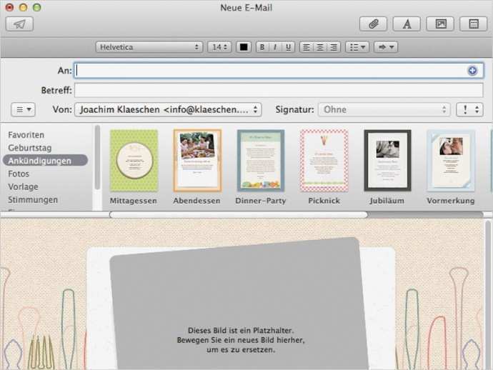 Apple Mail Vorlagen Kostenlos Elegant so Geht S Newsletter Am Mac Erstellen