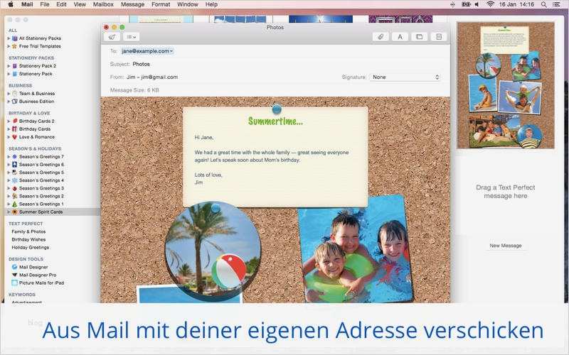Apple Mail Vorlagen Neu Stationery Grußkarten – Vorlagen Für Apple Mail Bei Equinux