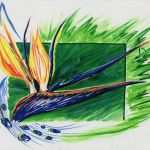 Aquarellbilder Vorlagen Modern Großartig Modern Styl Marker Und Aquarell In Blütenform Aquarell