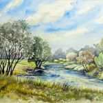 Aquarellmalerei Landschaften Vorlagen Best Of An Der Neiße Aquarellmalerei Landschaft Neiße