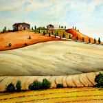 Aquarellmalerei Landschaften Vorlagen Best Of Bild toskana Aquarellmalerei Landschaft Aquarell Von