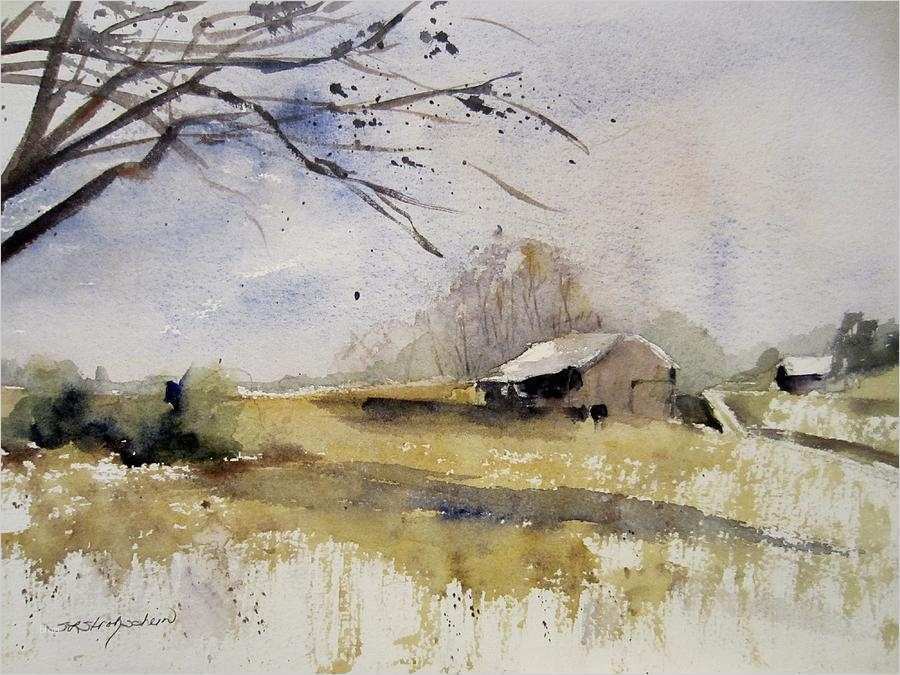 Aquarellmalerei Landschaften Vorlagen Best Of November Snow Painting by Sandra Strohschein