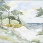 Aquarellmalerei Landschaften Vorlagen Bewundernswert An Der Ostseeküste Aquarell 24 X 30 Cm original