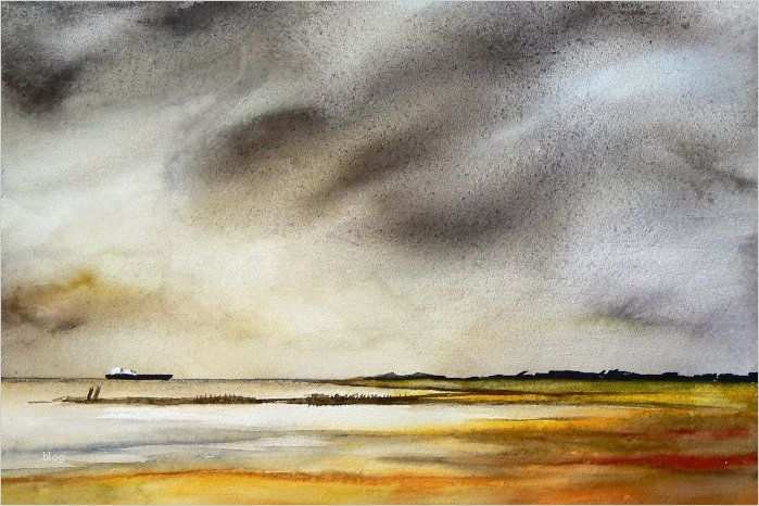 Aquarellmalerei Landschaften Vorlagen Bewundernswert Landschaft Nach Bob Ross