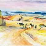 Aquarellmalerei Landschaften Vorlagen Erstaunlich Mein atelier Grundkurs Aquarell Landschaften Malen Mit