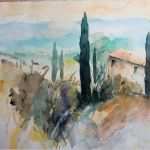 Aquarellmalerei Landschaften Vorlagen Erstaunlich toskana1 Aquarellmalerei Landschaft toskana Aquarell