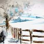 Aquarellmalerei Landschaften Vorlagen Genial Zäune