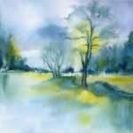 Aquarellmalerei Landschaften Vorlagen Großartig Aquarell Landschaft Landleben In Gummistiefel…