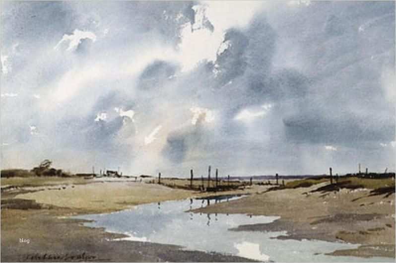 Aquarellmalerei Landschaften Vorlagen Hübsch James Fletcher Watson Watercolor Paixão
