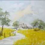 Aquarellmalerei Landschaften Vorlagen Hübsch Weg Zum Meer Aquarell 24 X 30 Cm original