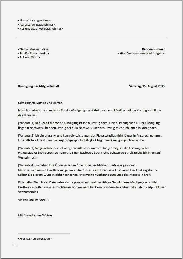 Arbeitgeber Schwangerschaft Mitteilen Vorlage Schönste Kündigung Mcfit Vertrag Vorlage Fwptc