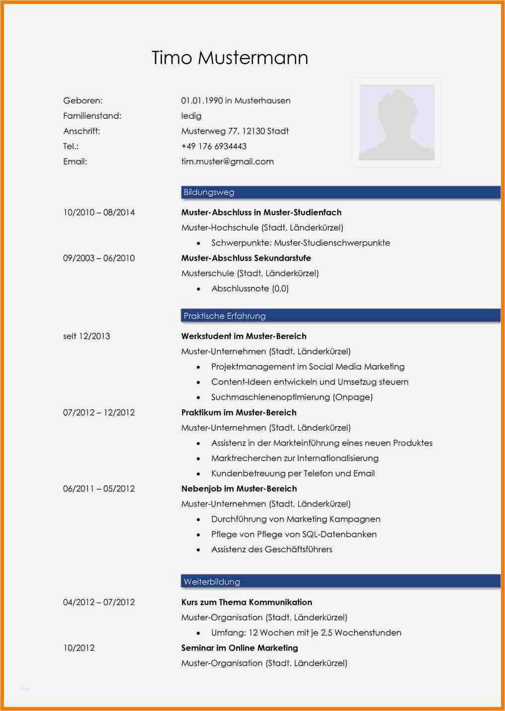 Arbeitsagentur Lebenslauf Vorlage Best Of Großartig Lebenslauf Für Bund Jobs Vorlagen Bilder