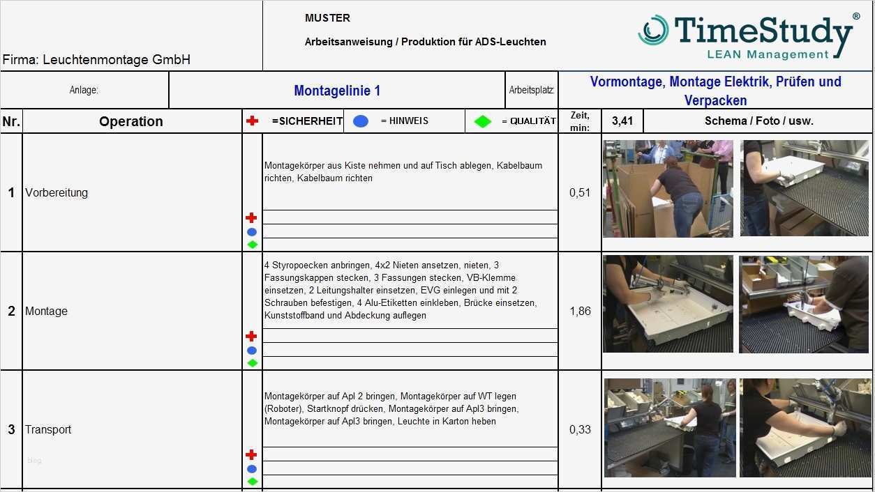 Arbeitsanweisung Vorlage Genial Arbeitsanweisungen