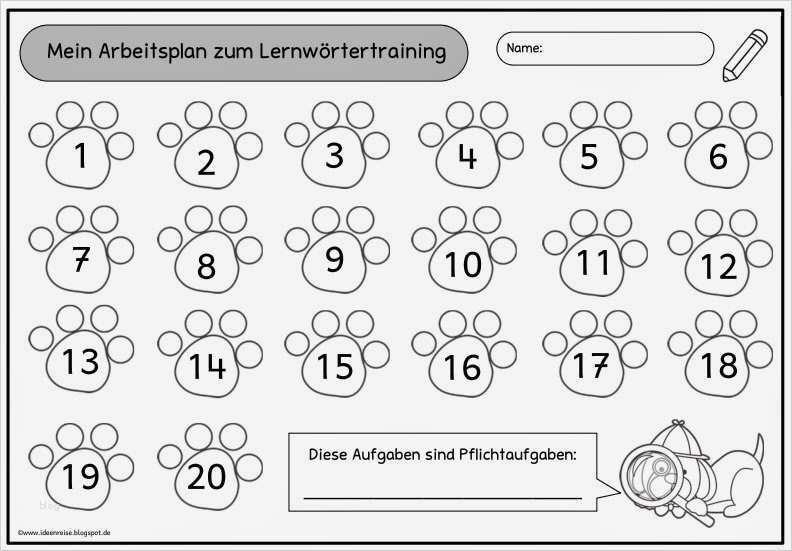 Arbeitsplan Grundschule Vorlage Einzigartig Ideenreise Arbeitspläne Passend Zum Lernwörtertraining