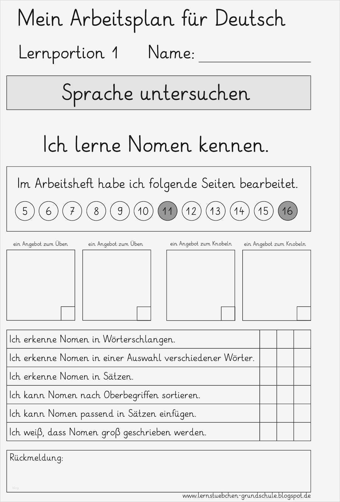 Arbeitsplan Grundschule Vorlage Hübsch Lernstübchen Ein Möglicher Arbeitsplan Zu Einsterns Schwester