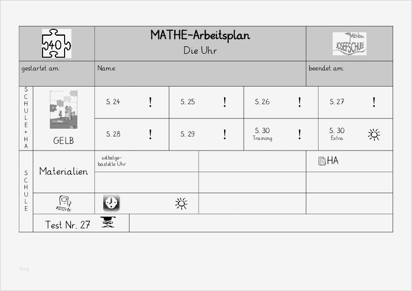 Arbeitsplan Grundschule Vorlage Wunderbar Unterrichtskonzept Josefschule Menden