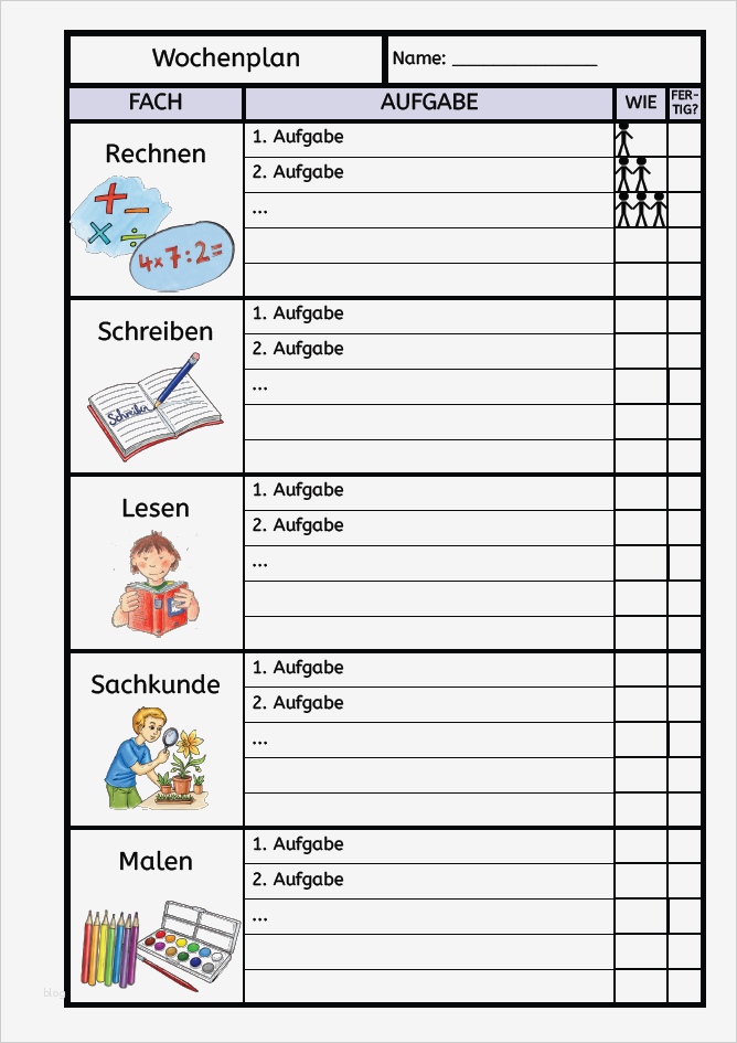 Arbeitsplan Grundschule Vorlage Wunderbar Wochenplan Vorlage Grundschule Takvim Kalender Hd