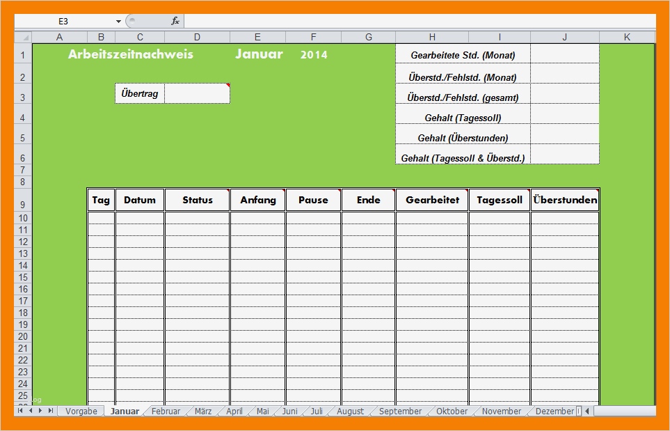 Arbeitsstunden Excel Vorlage Neu 11 Arbeitsstundenplan Vorlage