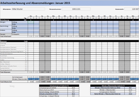 Arbeitsstunden Pro Monat Vorlage Hübsch Excel Arbeitszeiterfassung Vorlage 2015 – Excelnova