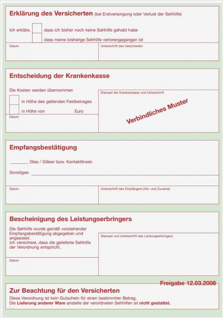 Arbeitsunfähigkeitsbescheinigung Zur Vorlage Bei Der Krankenkasse Best